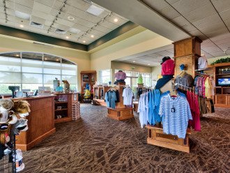 Pro Shop at the Championship Golf Courses Located Within Steps of the Condo!