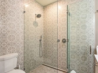 Second bathroom with walk-in shower