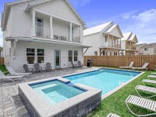 The Sand Box | NEW | Pool Hot Tub | Steps to Beach | Golf Cart | Game Room