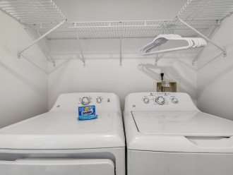 Laundry Area with Full Size Washer and Dryer