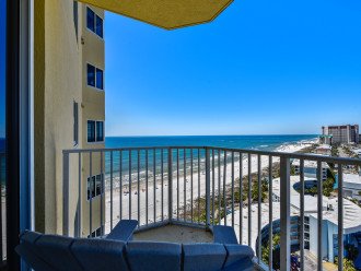 Furnished Gulf Front Side Balcony