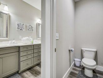 Master Bathroom with Double Vanity and Walk-In Shower (Upstairs)