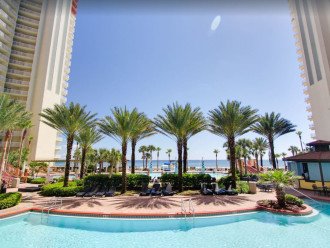 Beach & Tropical Pool View! Beautifully Decorated! Shores of Panama #725 #1
