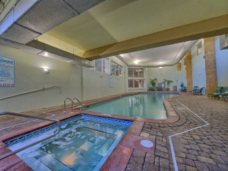 Indoor pool & Hot tub