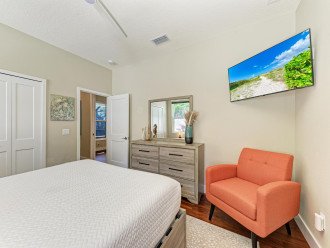 Alternate view of 2nd bedroom with 50” TV
