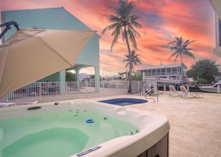 Enjoy a hot tub and private pool