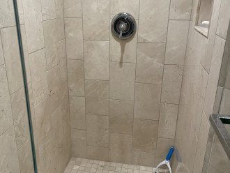 Master shower