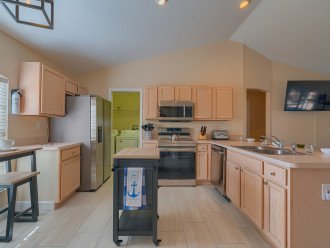 Prepare your favorite meals in the spacious, fully equipped kitchen.