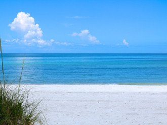 The beautiful white sand of Vanderbilt Beach is a mile from your front door.