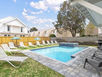 Aquamare | NEW | Pool Hot Tub | Steps to Beach | Golf Cart | Game Room #1