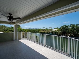 Balcony off guest rooms with canal views!