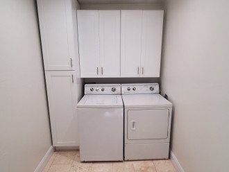 2nd Laundry in back bedroom closet