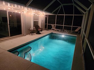 Swimming Pool at Night