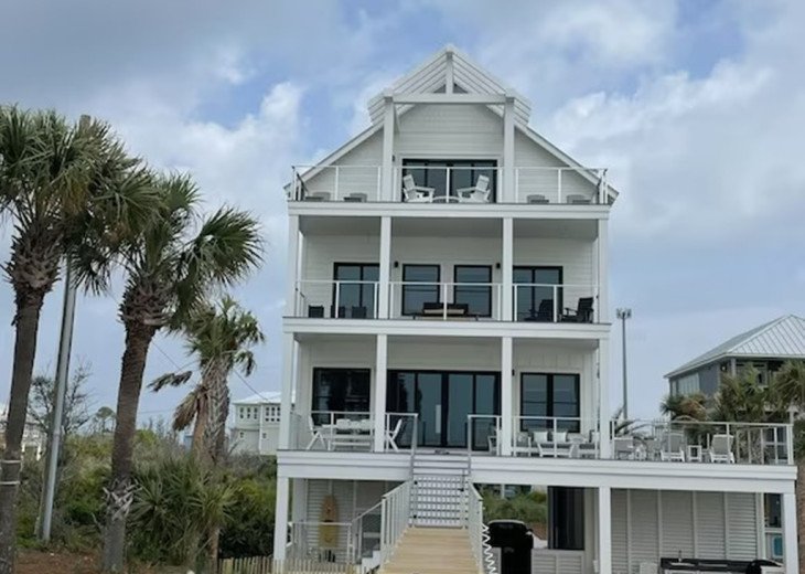 Luxurious Brand-New Gulf-Front Beach House with a Private Elevated Pool!! #1