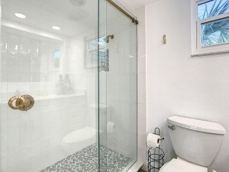 Large step in shower