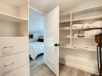 Walk-in closet separates 2nd bedroom/den