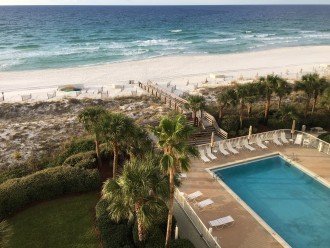 Spectacular direct beach front views. Comfortable furniture on 40 ft balcony! #1