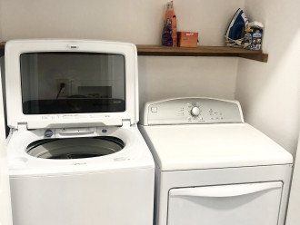 Large capacity washer and dryer