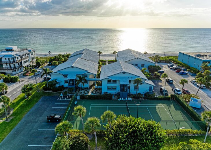 Birds eye view of the condos