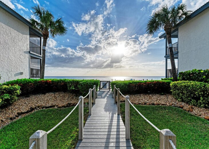 Boardwalk from community Pool out to beachfront