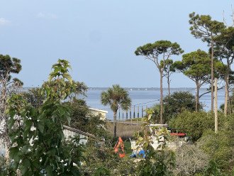 View of the bay from the balcony