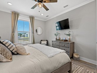 Master Bedroom with 43" Smart TV