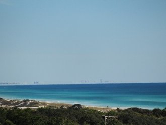 On a clear day you can see from Sandestin all the way down the beach to Panama City