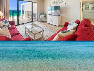 BOOK NOW! Large 2/2 Condo ON the beach, small complex, Gulf view, quiet end #8