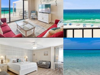 BOOK NOW! Large 2/2 Condo ON the beach, small complex, Gulf view, quiet end #7