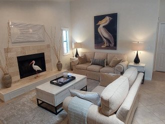 Living room with TV