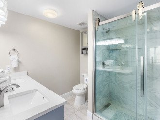 Private Master Bathroom with walk in shower.