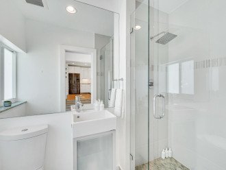 Full bathroom off of the second living room.