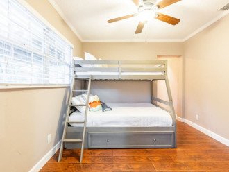 Bedroom #3 - Twin over Full Bunkbed with storage underneath