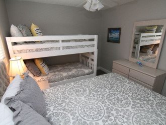 Updated with new mattresses, bedding, and decor