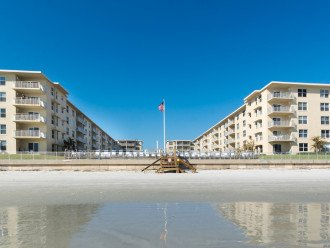 Sea Coast Gardens is located directly on the beach at New Smyrna