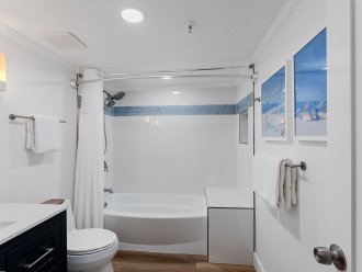 Tub/Shower Combo in the Master Bathroom