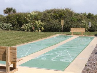On-site shuffleboard courts