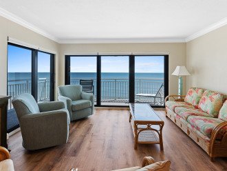 Direct Oceanfront Corner Condo, No-Drive Beach, 5th Floor Wrap Around Balcony #1