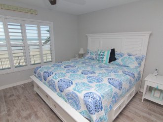 Direct Ocean Front, Master Bedroom with a King Bed