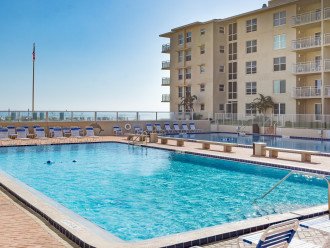 Seasonally heated pools allows guest to swim when the weather is just slightly cooler