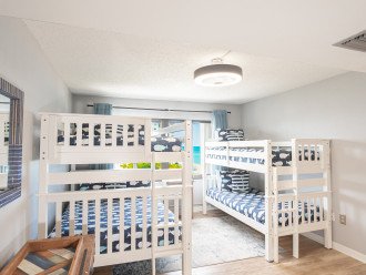 Two Bunk Beds in the Guest Bedroom