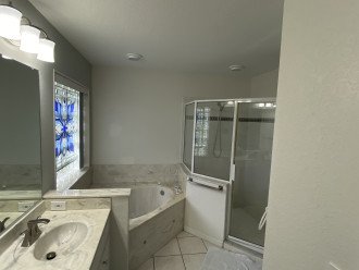Dual Sinks - Walk in Closet - Roman Shower -Wine Sipping Soaking Tub