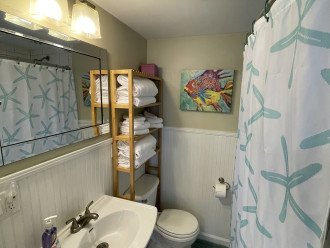 Clean Full Bathroom