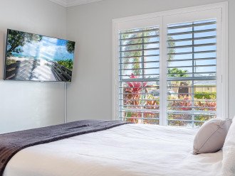 guest bedroom with tv