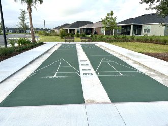Try your hand at shuffleboard. All equipment provided.