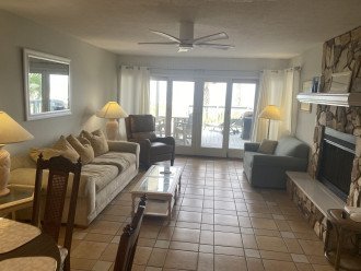 Family room leading to deck