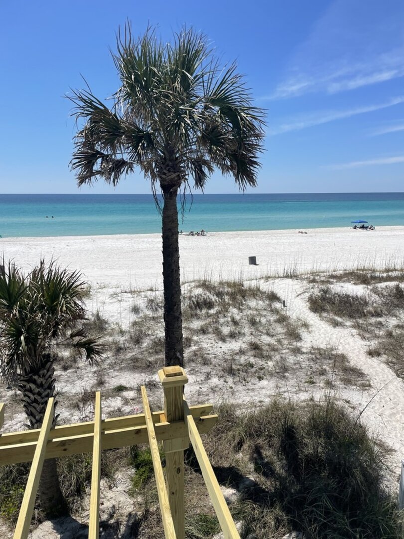 RIGHT ON THE BEACH!