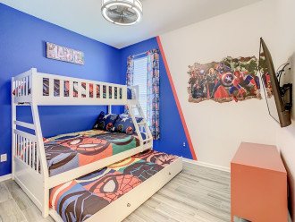 Avengers Bunk Room with Trundle Bed