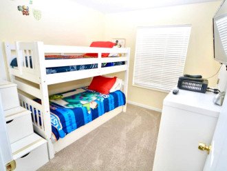 Twin Bunk Beds on the first floor