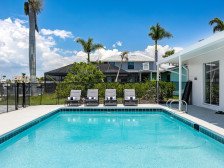 Waterfront luxury with Private Beach & pool! - Villa Good Vibes - Ft Myers